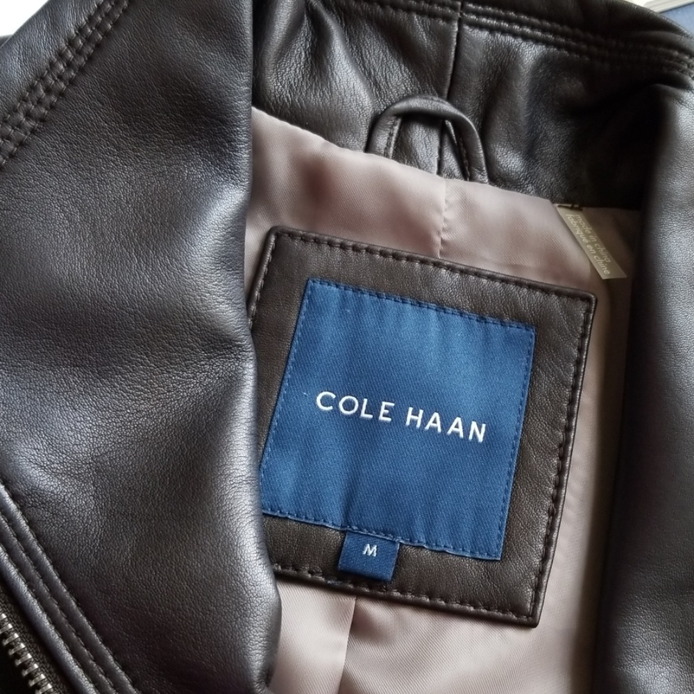 Cole Haan leather jacket